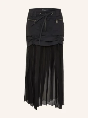 Dolce & Gabbana Spódnica Z Mieszanką Materiałów, W Tym Jedwabiu schwarz