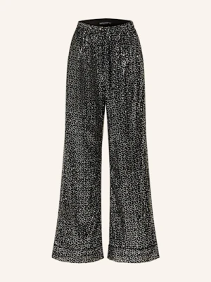 Dolce & Gabbana Spodnie Marlena Z Cekinami schwarz