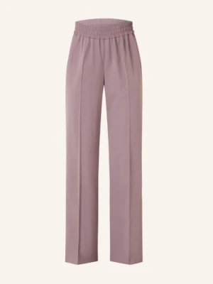 Dolce & Gabbana Spodnie Z Marlowej Tkaniny Sallia rosa