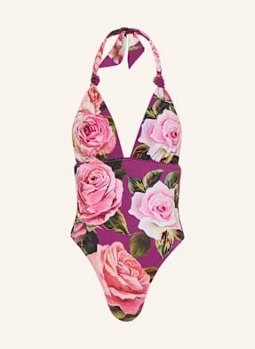 Dolce & Gabbana Strój Kąpielowy Wiązany Na Szyi lila
