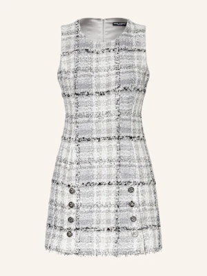 Dolce & Gabbana Sukienka Etui Rachel Z Tweedu grau