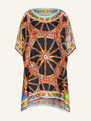 Dolce & Gabbana Sukienka Jedwabna schwarz czarny