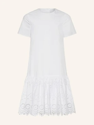 Dolce & Gabbana Sukienka Z Dziurkowanej Koronki weiss