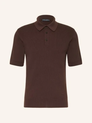 Dolce & Gabbana Sweter Polo braun