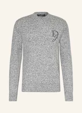 Dolce & Gabbana Sweter Z Dodatkiem Alpaki grau