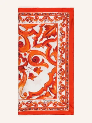 Dolce & Gabbana Szalik Jedwabny orange