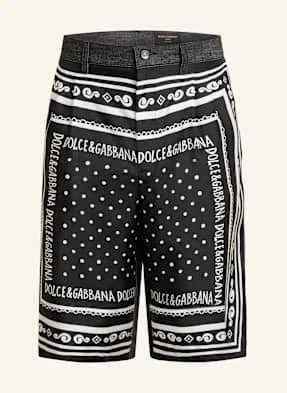 Dolce & Gabbana Szorty Z Mieszanki Materiałów schwarz