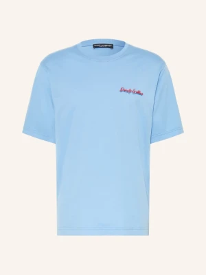 Dolce & Gabbana T-Shirt blau NIEBIESKI