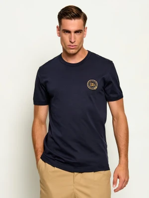 Dolce & Gabbana T-shirt | Regular Fit granatowy