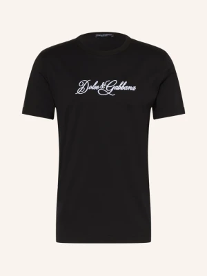 Dolce & Gabbana T-Shirt schwarz CZARNY