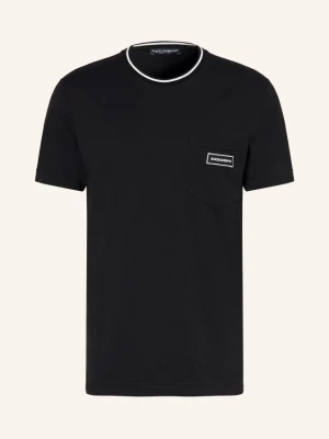 Dolce & Gabbana T-Shirt schwarz CZARNY