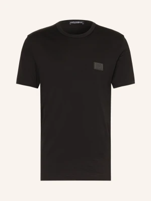 Dolce & Gabbana T-Shirt schwarz CZARNY