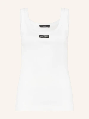 Dolce & Gabbana Top weiss BIAŁY