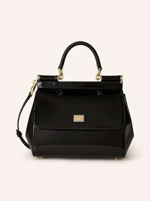 Dolce & Gabbana Torba Na Ramię Sicily Medium schwarz