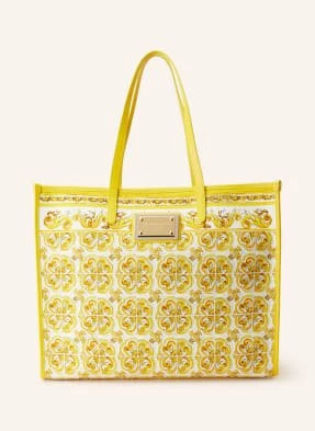 Dolce & Gabbana Torba Shopper gelb