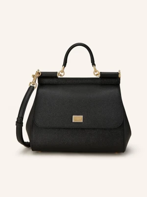 Dolce & Gabbana Torebka Sicily Large schwarz CZARNY