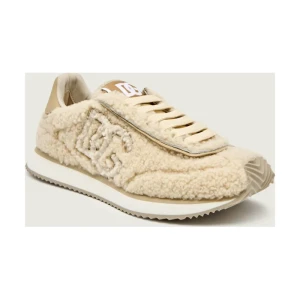 Dolce & Gabbana Wełniane sneakersy DG Cushion | shearling