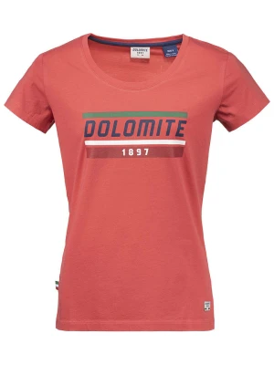 DOLOMITE Koszulka "Gard" w kolorze czerwonym rozmiar: S