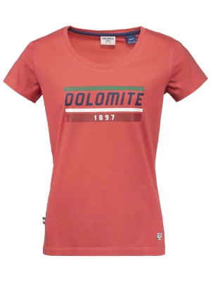 DOLOMITE Koszulka "Gard" w kolorze czerwonym rozmiar: XL