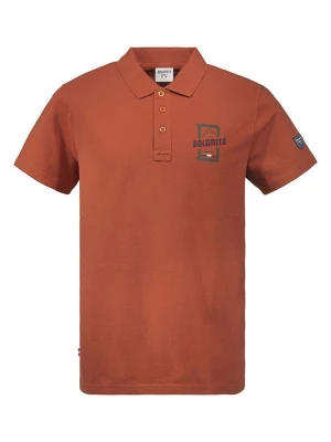 DOLOMITE Koszulka polo "Dobbiaco" w kolorze jasnobrązowym rozmiar: M