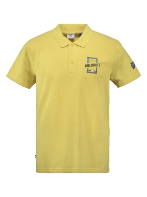 DOLOMITE Koszulka polo "Dobbiaco" w kolorze żółtym rozmiar: S