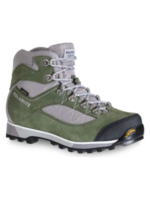 DOLOMITE Skórzane botki turystyczne "Zernez GTX" w kolorze zielono-czarnym rozmiar: 40 2 / 3