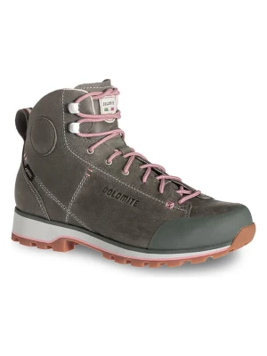 DOLOMITE Skórzane buty turystyczne "54 High Fg GTX" w kolorze szarobrązowo-różowym rozmiar: 40 2/3