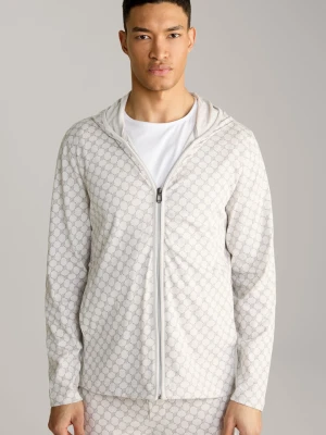 Domowa bluza z kapturem w kolorze przełamanej bieli Joop