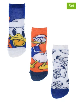 Donald Duck Skarpety (3 pary) "Donald" w różnych kolorach rozmiar: 23-26