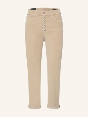 Dondup Chinosy 7 / 8 Koons Z Sztruksu beige