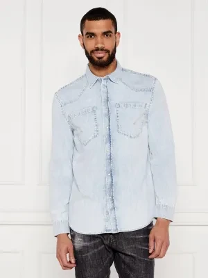 DONDUP - made in Italy Jeansowa koszula | Regular Fit