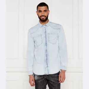 DONDUP - made in Italy Jeansowa koszula | Regular Fit