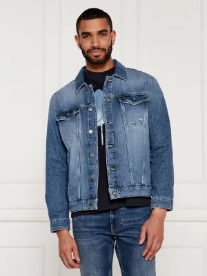 DONDUP - made in Italy Jeansowa kurtka | Slim Fit