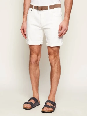 DONDUP - made in Italy Jeansowe szorty DERICK | Regular Fit biały