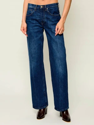 DONDUP - made in Italy Jeansy Jacklyn | Loose fit granatowy