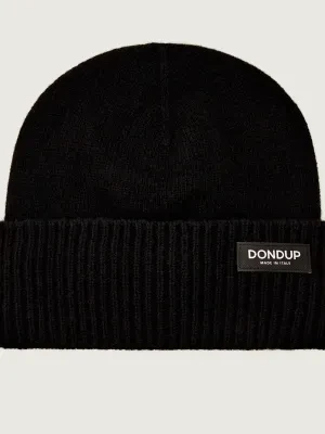 DONDUP - made in Italy Kaszmirowa czapka | z dodatkiem wełny