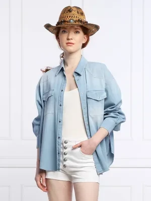 DONDUP - made in Italy Koszula | Oversize fit