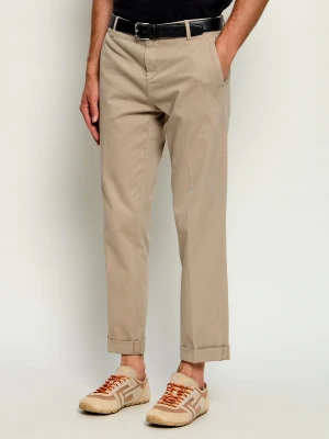 DONDUP - made in Italy Spodnie chino Gaubert | Relaxed fit beżowy