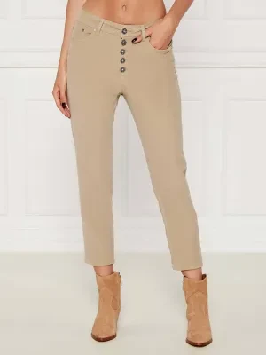 DONDUP - made in Italy Sztruksowe spodnie KOONS | Slim Fit