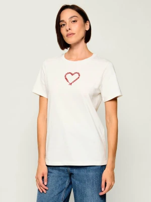 DONDUP - made in Italy T-shirt | Regular Fit biały
