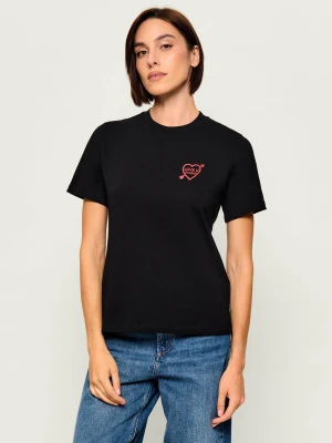 DONDUP - made in Italy T-shirt | Regular Fit czarny