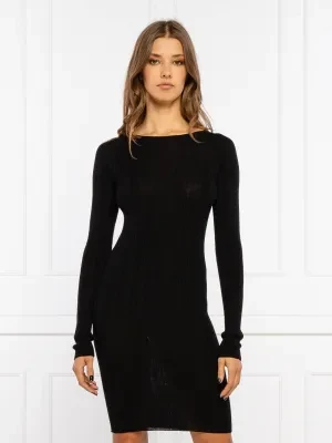 DONDUP - made in Italy Wełniana sukienka NEW ROYAL