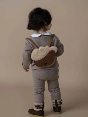 Donsje plecak skórzany dziecięcy Stanzen Backpack Cowboy Bear