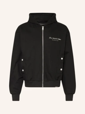 Don't Waste Culture Bluza Z Kapturem Isala Ornament schwarz