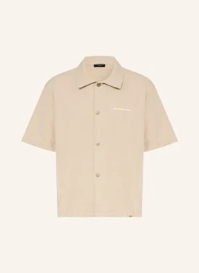 Don't Waste Culture Koszula Z Krótkim Rękawem Valoria Maison D'art Comfort Fit beige