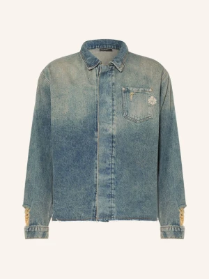 Don't Waste Culture Płaszcz Wierzchni Z Jeansów Aza blau NIEBIESKI