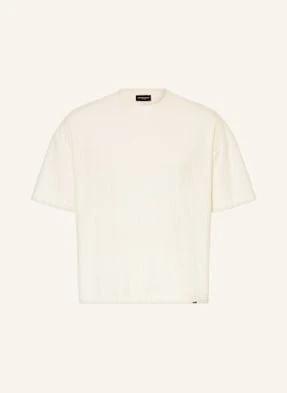 Don't Waste Culture T-Shirt Zephyra Z Bouclé weiss