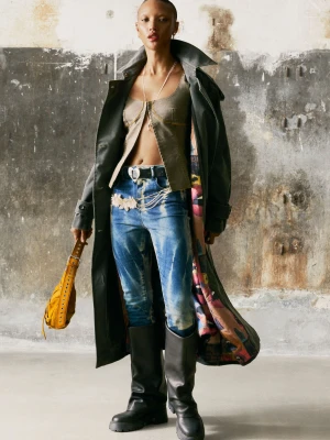 Dopasowana bluzka na ramiączkach Desigual