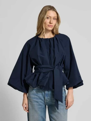 Dopasowana bluzka z wiązanym paskiem Rich & Royal