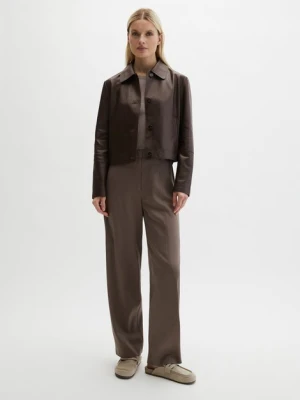 Dopasowana kurtka skórzana Marc O'Polo